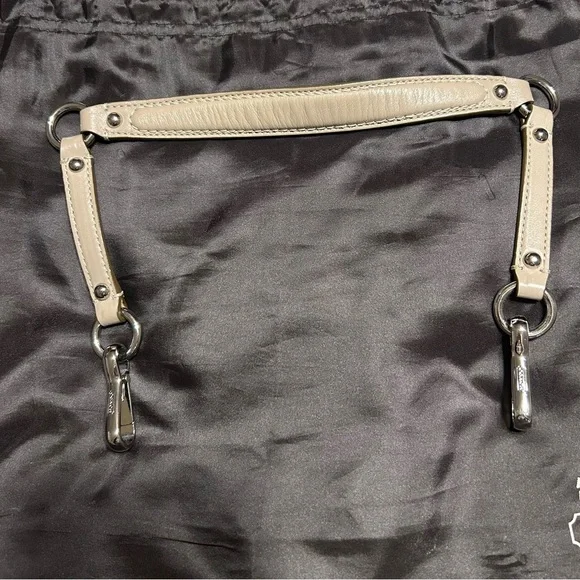 Coach Madison Vintage Dotted Op Art Sophia Satchel with Turquoise Interior - Picture 12 of 16